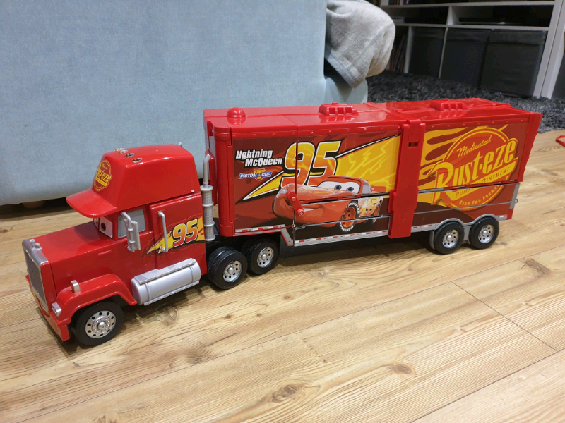 disney pixar cars super track mack playset